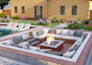 create a custom backyard design with pool and patio